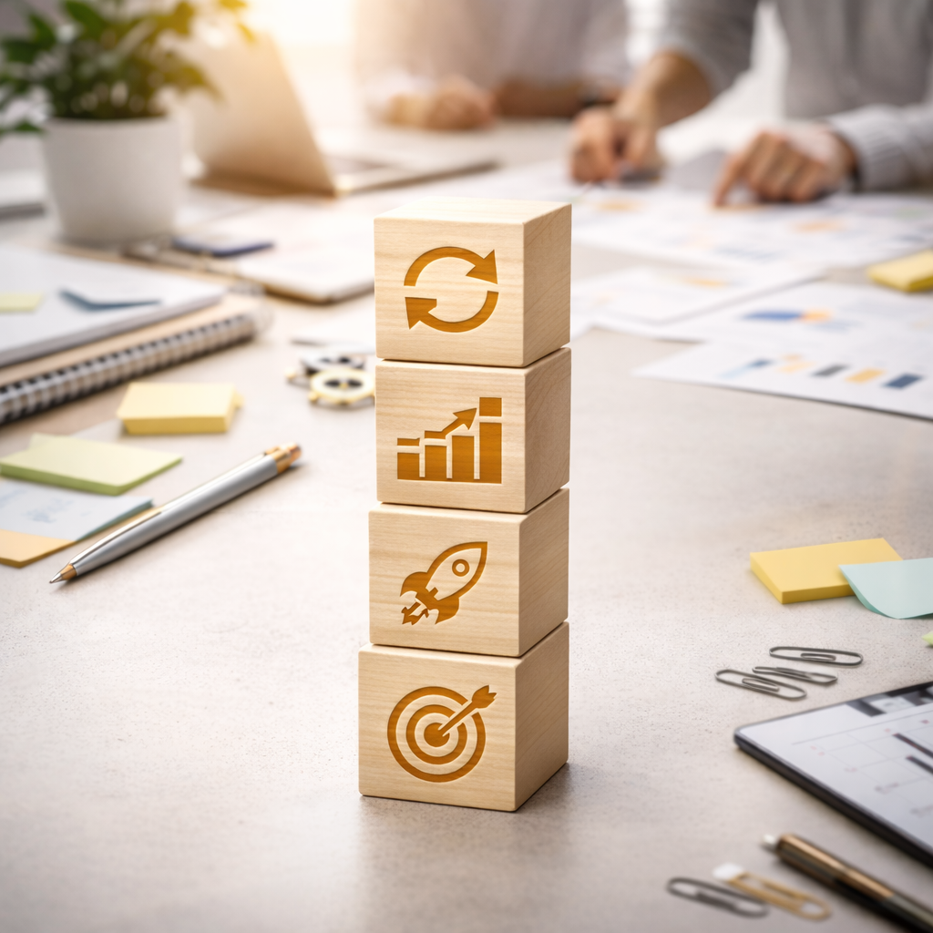 Illusztráció: a közös munkafolyamat lépései és összefüggései